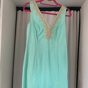 Lilly Pulitzer Bentley Shift in Poolside Blue (Size 6)